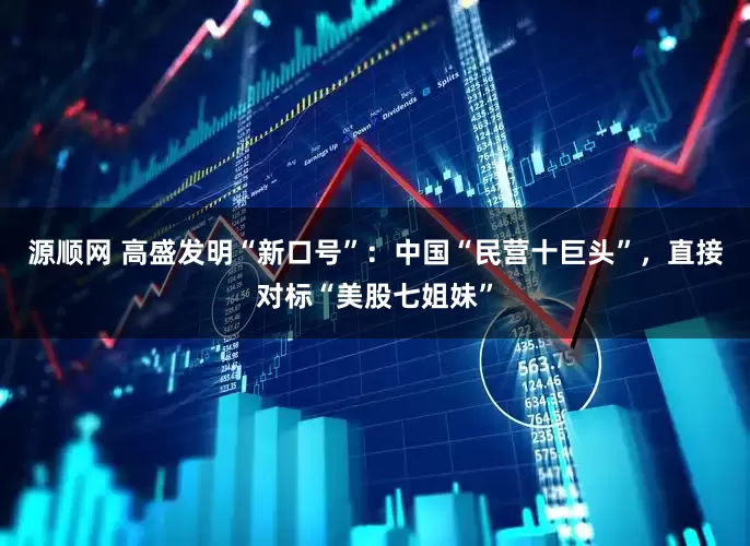 源顺网 高盛发明“新口号”：中国“民营十巨头”，直接对标“美股七姐妹”