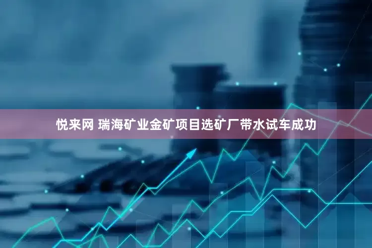 悦来网 瑞海矿业金矿项目选矿厂带水试车成功